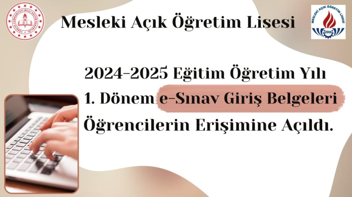 Mesleki Açık Öğretim Lisesi Öğrencilerimizin Dikkatine